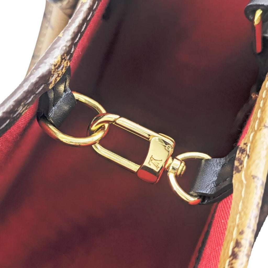 Louis Vuitton Brown Monogram Monogram Reverse Monogram Reverse Monogram Handbag Shoulder Bag Tote Bag (Pre-Owned)