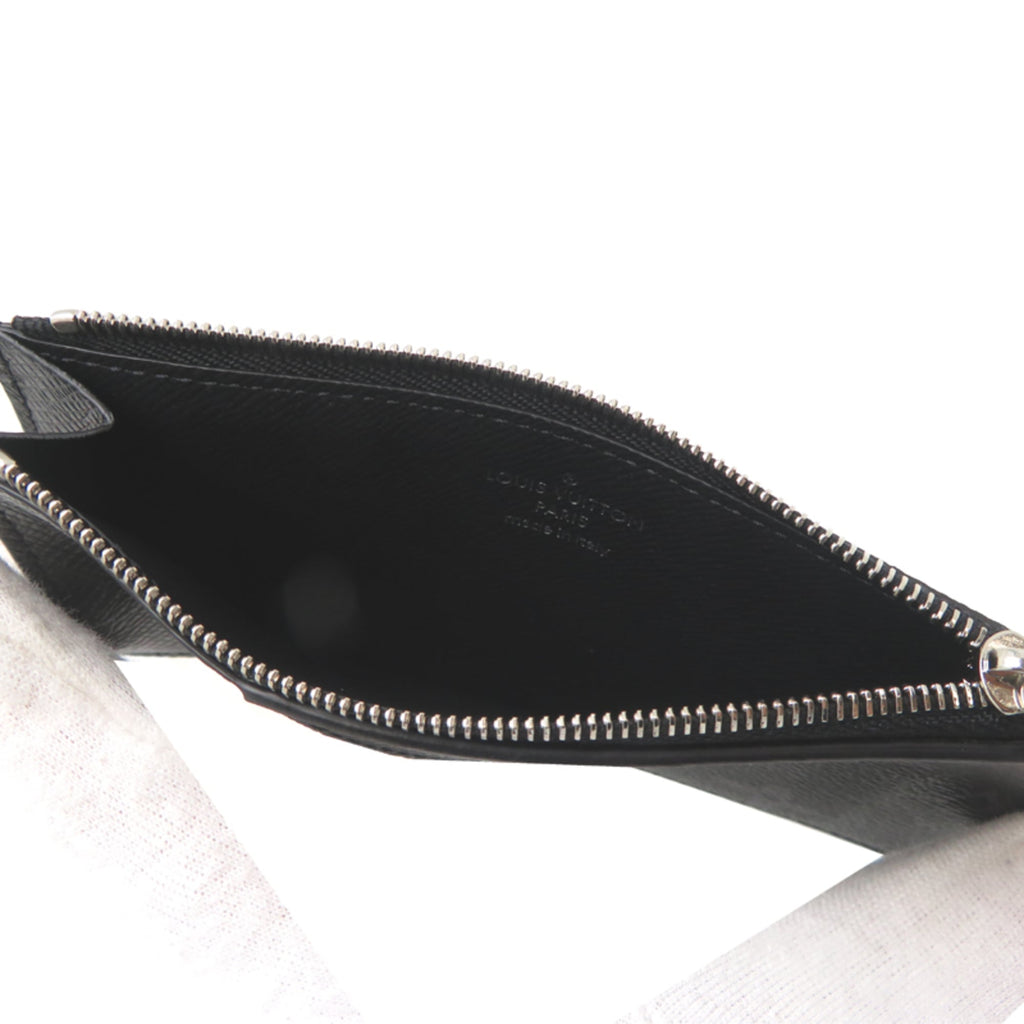 Louis Vuitton Black Monogram Eclipse Coin Purse/Coin Case (Pre-Owned)