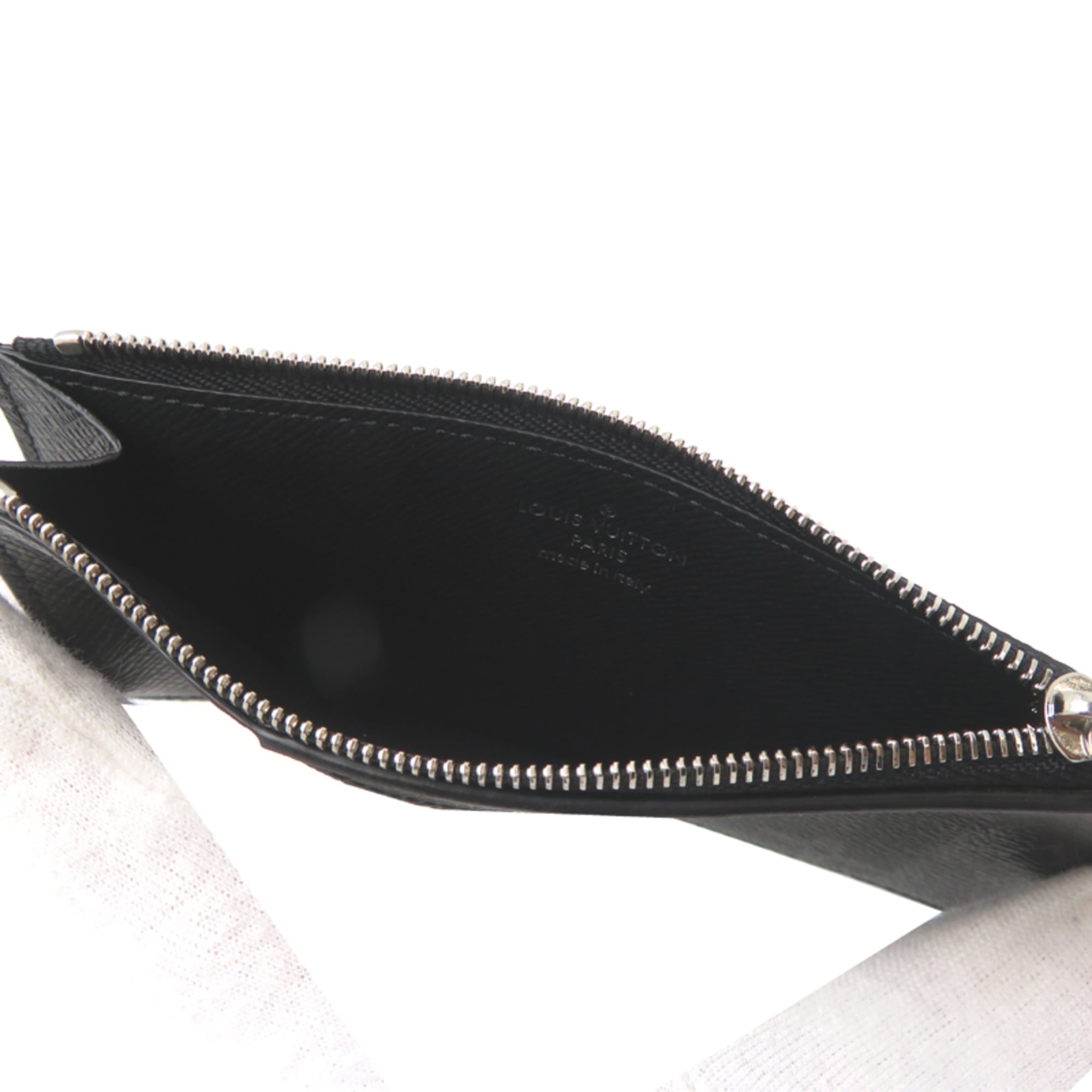 Louis Vuitton Black Monogram Eclipse Coin Purse/Coin Case (Pre-Owned)