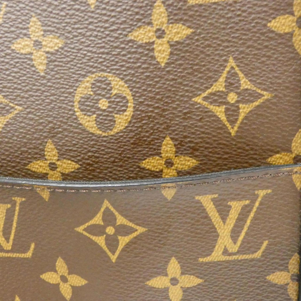 Louis Vuitton Marron Coated Canvas Handbag (Pre-Owned)