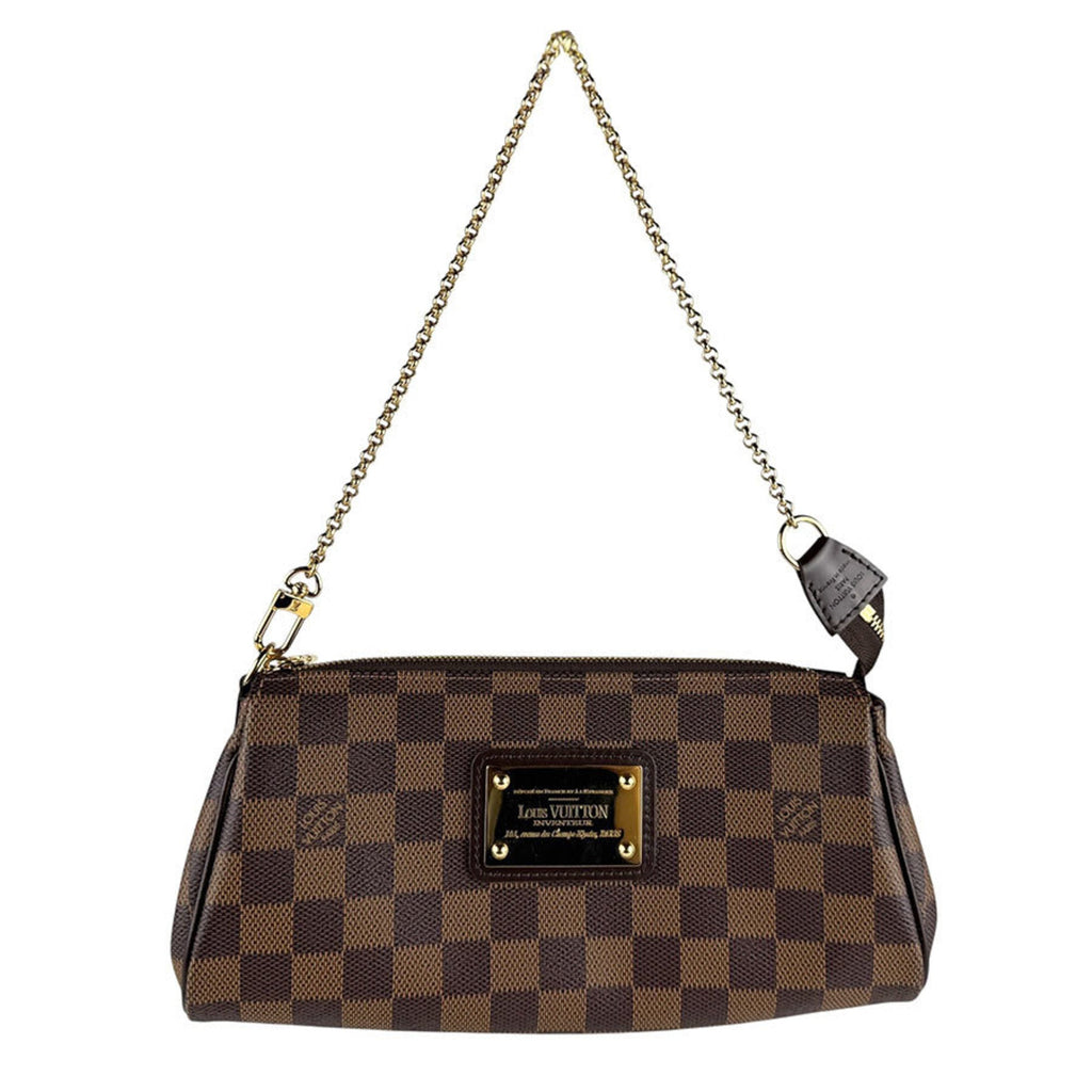 Louis Vuitton Damier Canvas Ebene Damier Canvas Shoulder Bag (Pre-Owned)