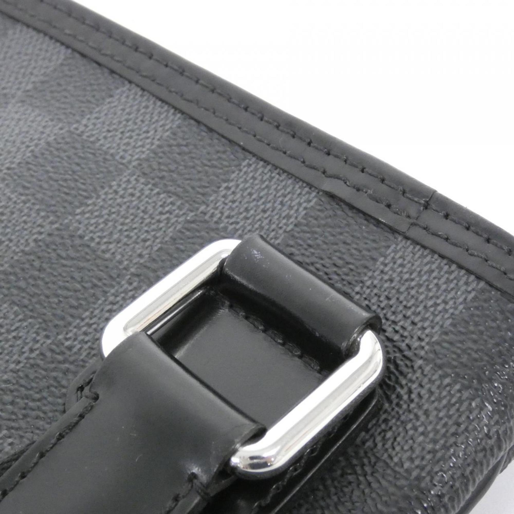 Louis Vuitton Graphite Coated Canvas Shoulder Bag (Pre-Owned)