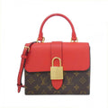 Louis Vuitton Brown Coquelicots Coated Canvas Leather Handbag (Pre-Owned)