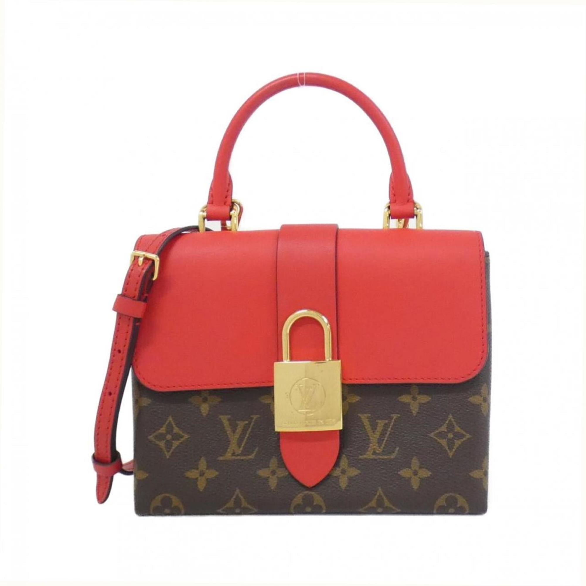 Louis Vuitton Brown Coquelicots Coated Canvas Leather Handbag (Pre-Owned)