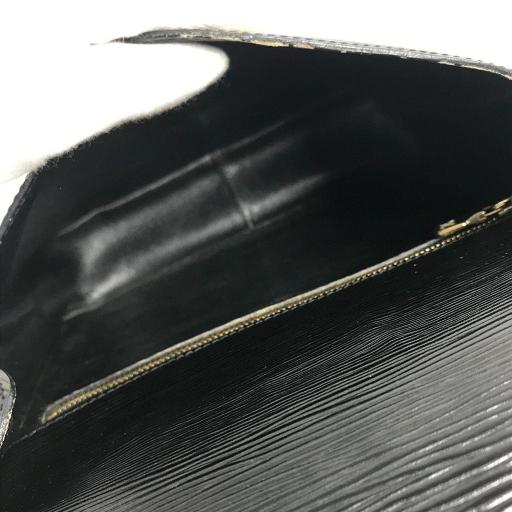 Louis Vuitton Black Noir Epi Leather Shoulder Bag (Pre-Owned)