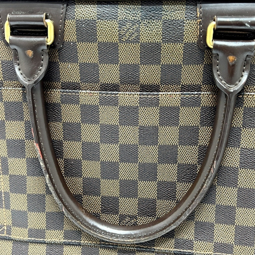 Louis Vuitton Brown Damier Canvas Ebene Damier Canvas Briefcase Handbag (Pre-Owned)