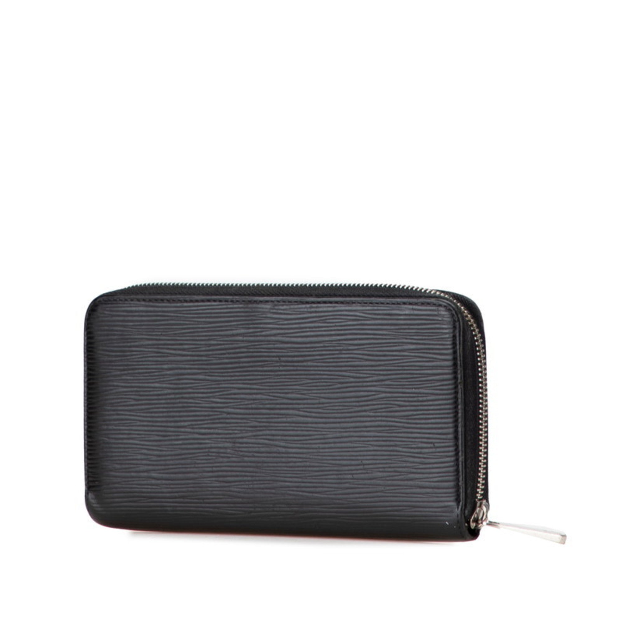 Louis Vuitton Epi Black Leather Long Wallet (Bi-Fold) (Pre-Owned)