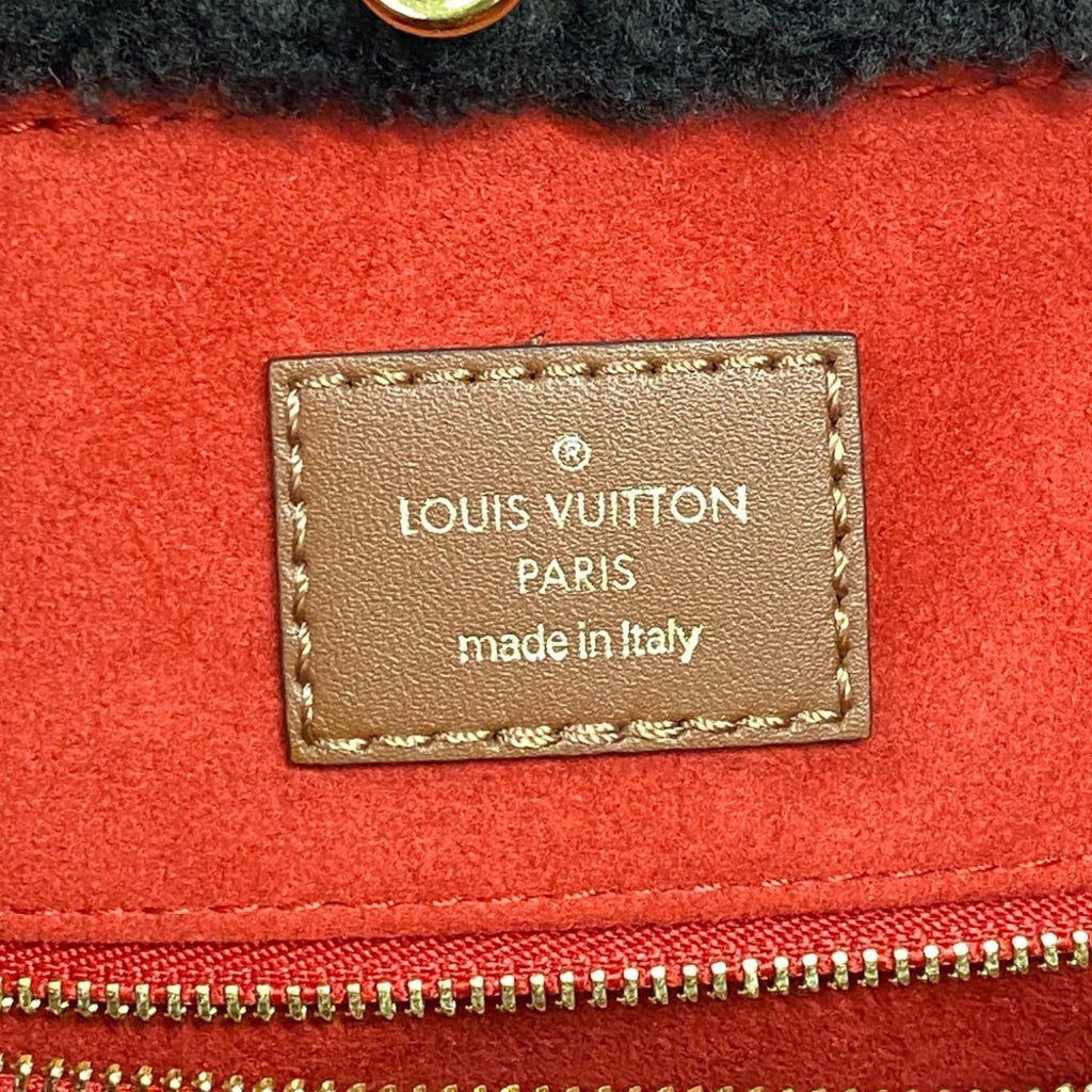 Louis Vuitton Brown Ivory Leather Handbag (Pre-Owned)