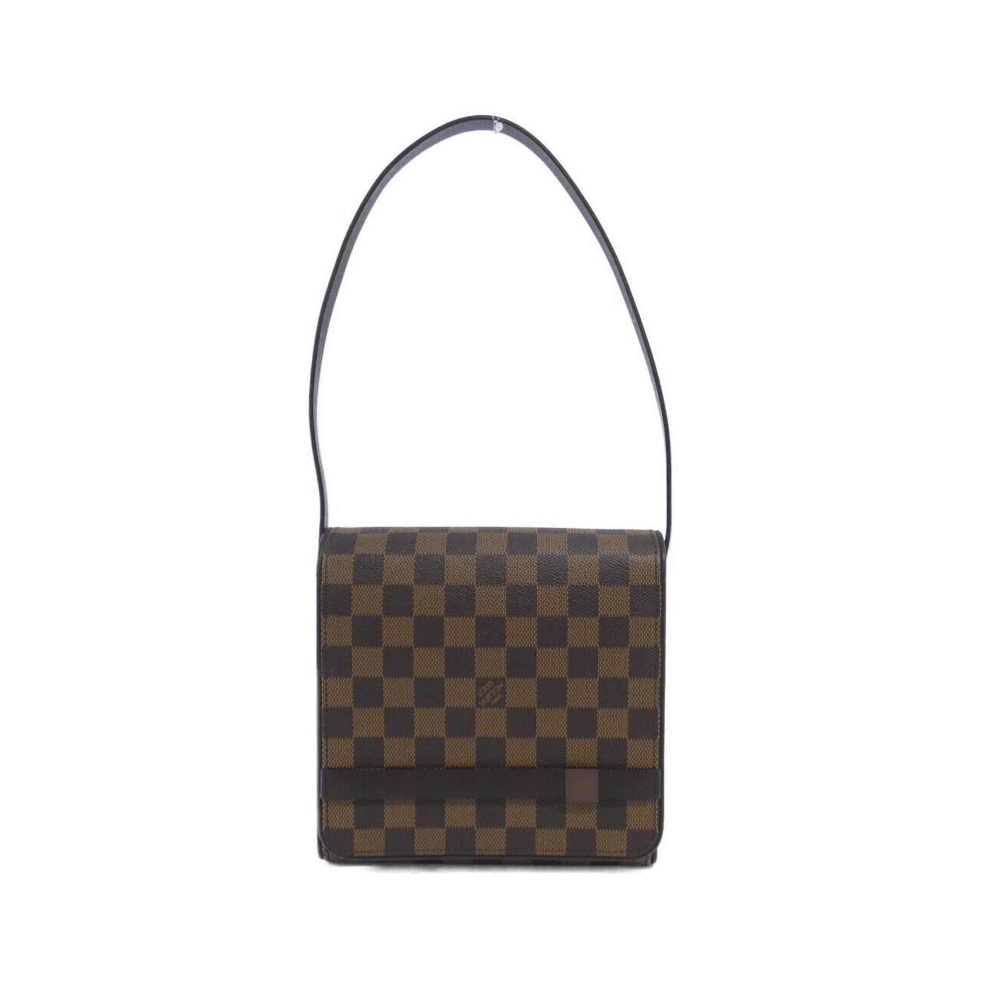 Louis Vuitton Ebene Coated Canvas Shoulder Bag (Pre-Owned)