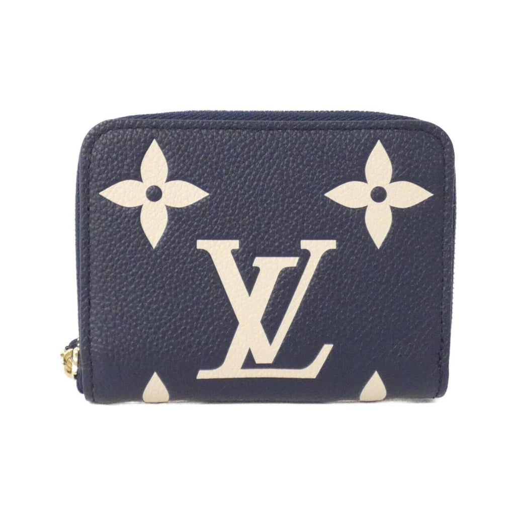Louis Vuitton Bicolor Cream Monogram Navy Monogram Empreinte Leather Coin Purse/Coin Case (Pre-Owned)