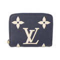Louis Vuitton Bicolor Cream Monogram Navy Monogram Empreinte Leather Coin Purse/Coin Case (Pre-Owned)