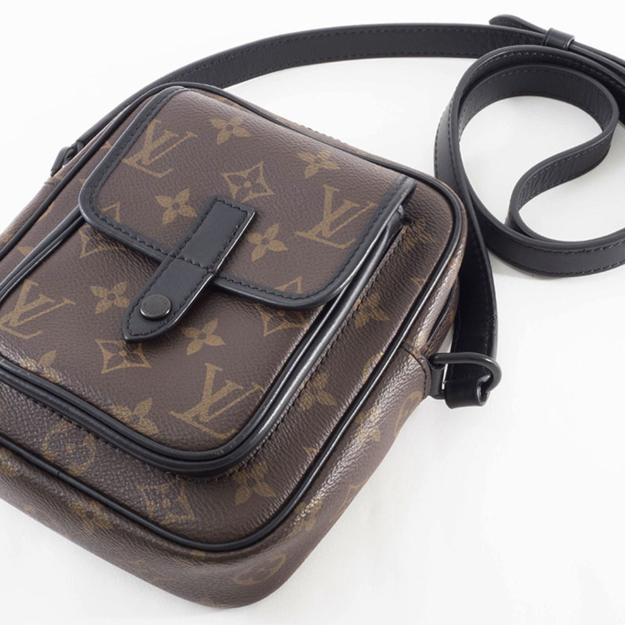 Louis Vuitton Monogram Macassar Dark Brown Shoulder Bag (Pre-Owned)