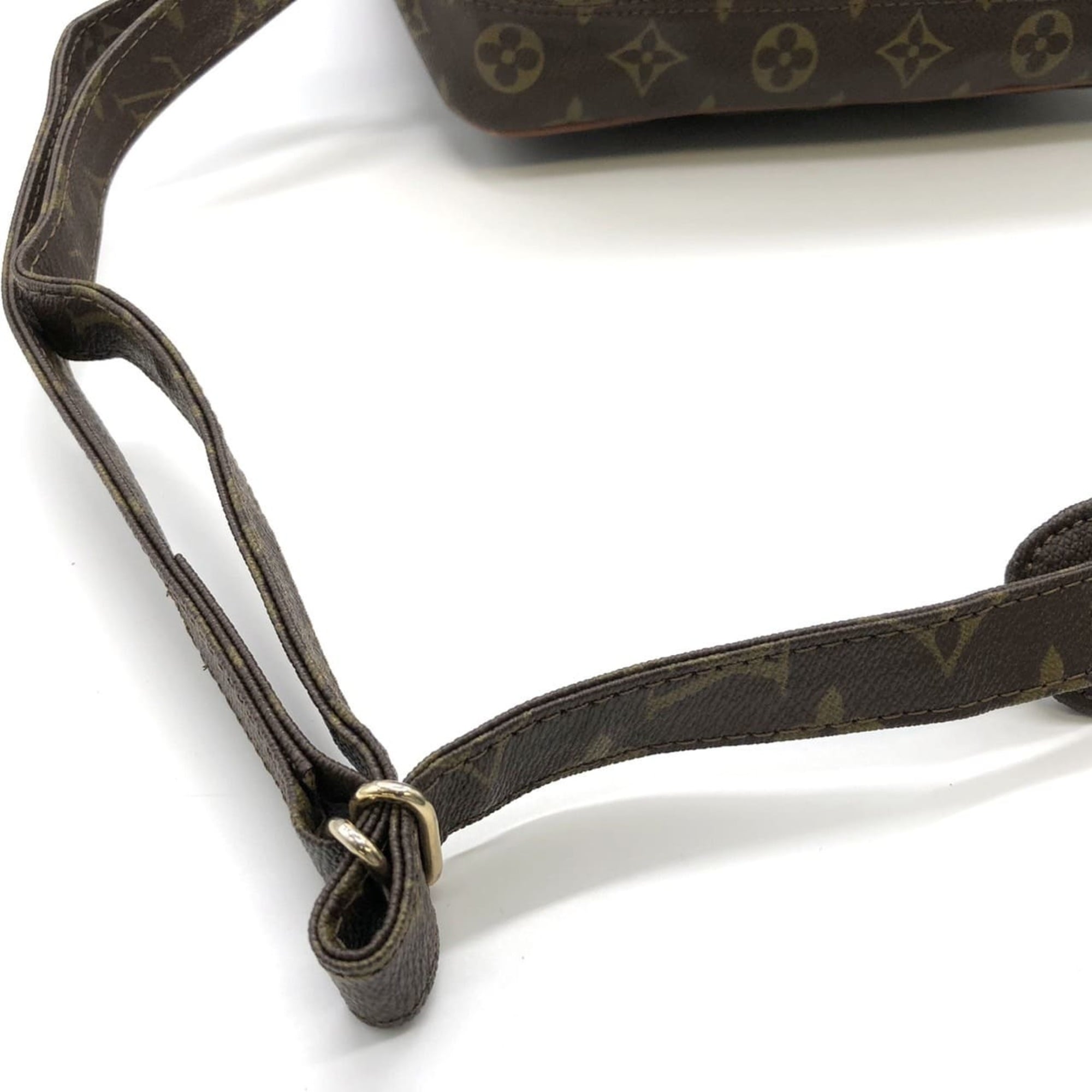 Louis Vuitton Brown Monogram Canvas Shoulder Bag (Pre-Owned)