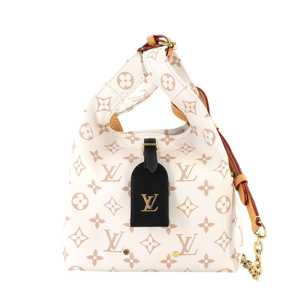 Louis Vuitton Dune Canvas Leather Handbag Shoulder Bag (Pre-Owned)
