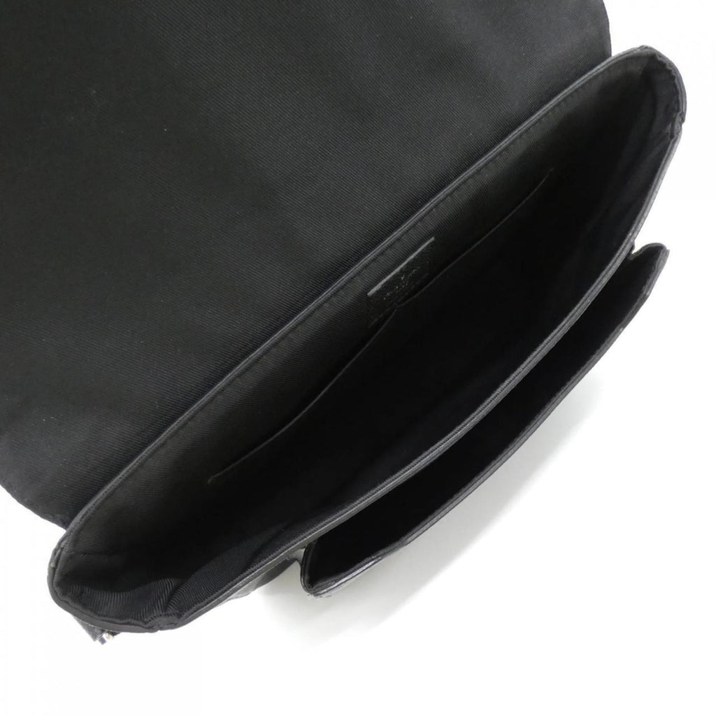 Louis Vuitton Black Coated Canvas Leather Shoulder Bag (Pre-Owned)