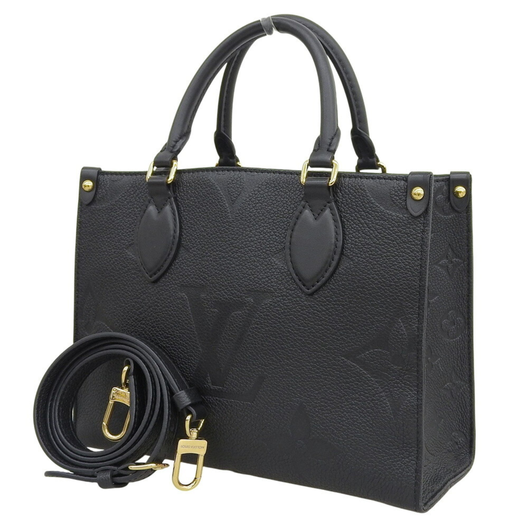 Louis Vuitton Black Monogram Noir Monogram Empreinte Handbag Shoulder Bag (Pre-Owned)