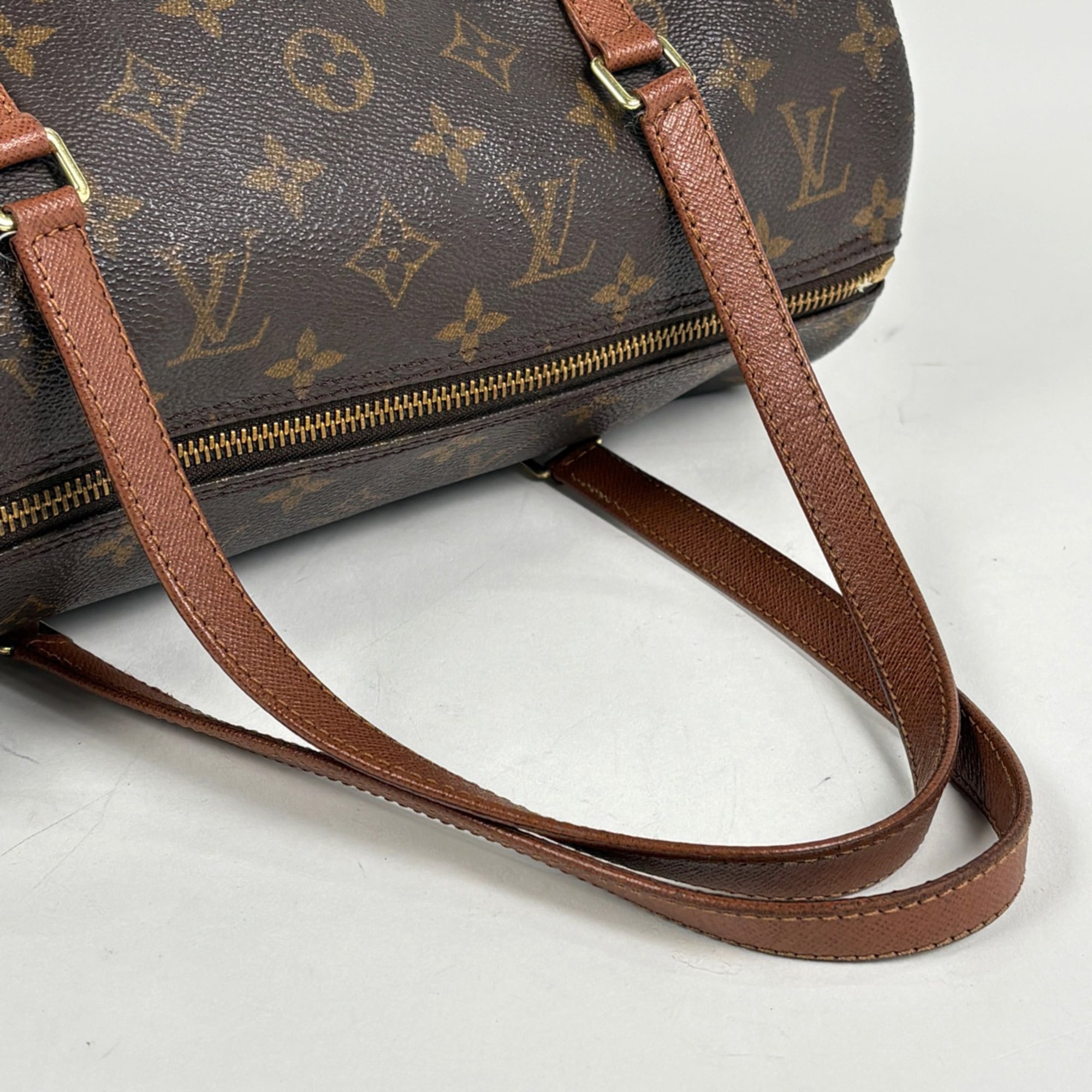 Louis Vuitton Brown Monogram Monogram Leather Handbag (Pre-Owned)