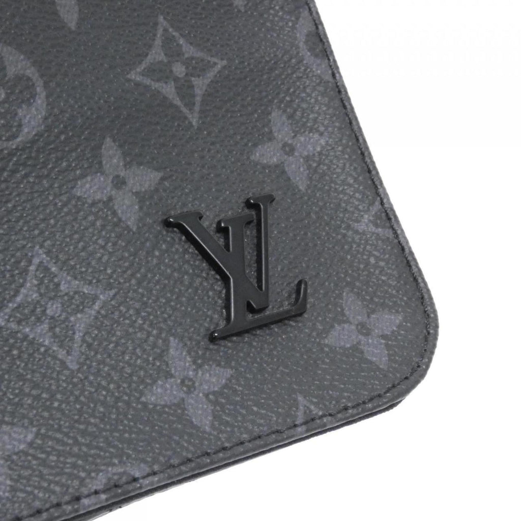 Louis Vuitton Monogram Eclipse Black Coated Canvas Shoulder Bag (Pre-Owned)
