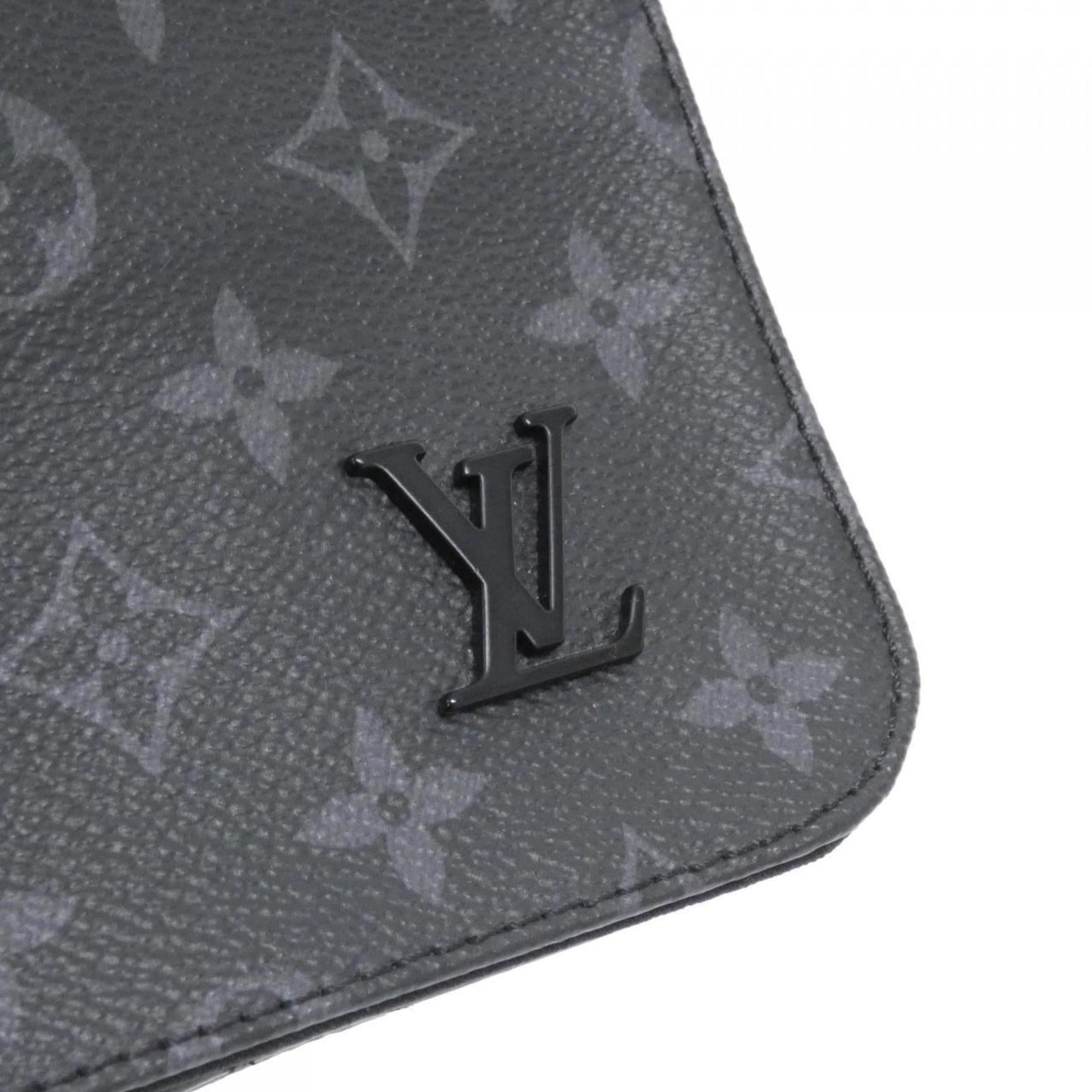 Louis Vuitton Monogram Eclipse Black Coated Canvas Shoulder Bag (Pre-Owned)