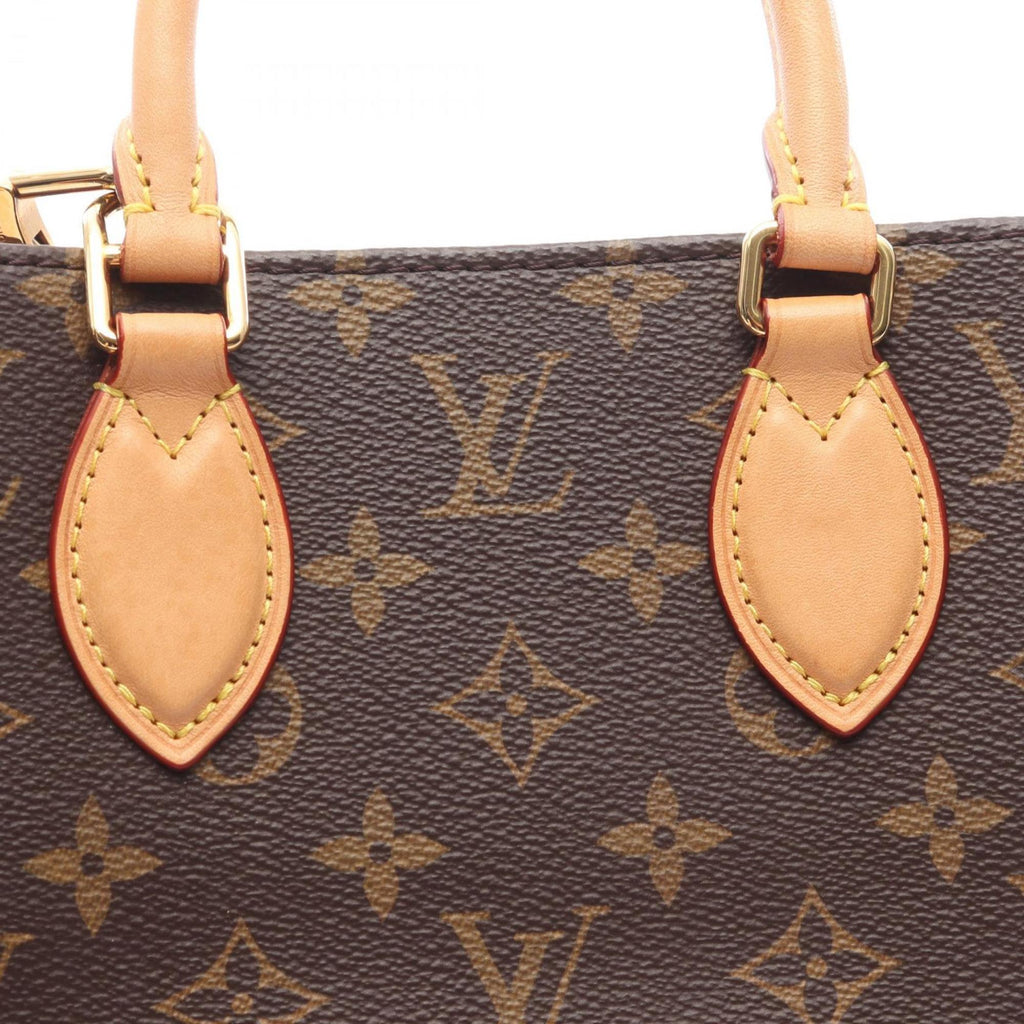 Louis Vuitton Brown Coated Canvas Leather Handbag (Pre-Owned)