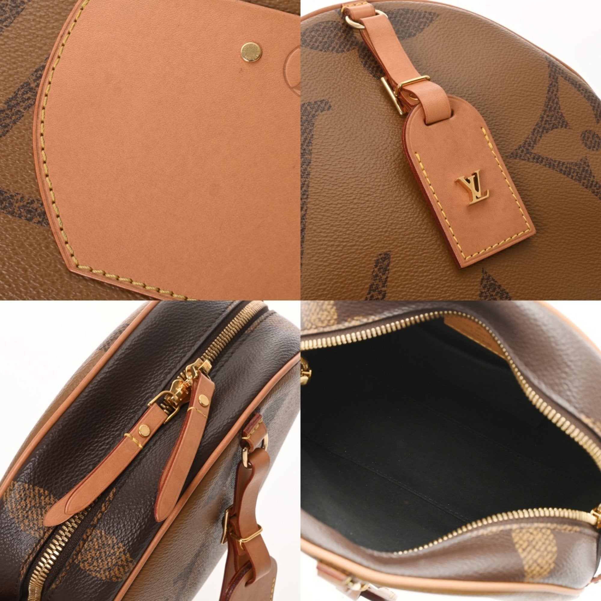 Louis Vuitton Brown Monogram Reverse Shoulder Bag (Pre-Owned)
