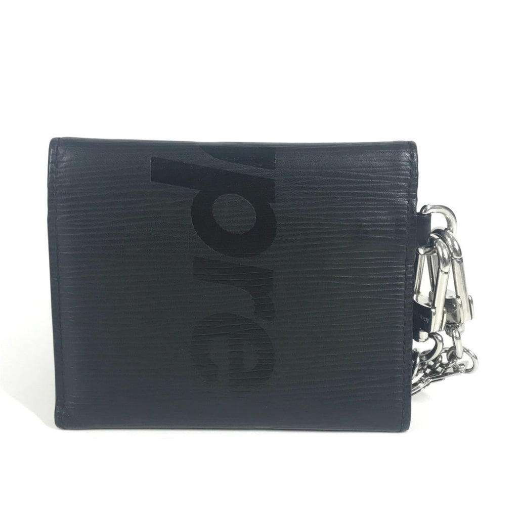 Louis Vuitton Epi Black Noir Epi Leather Chain/Shoulder Wallet (Pre-Owned)