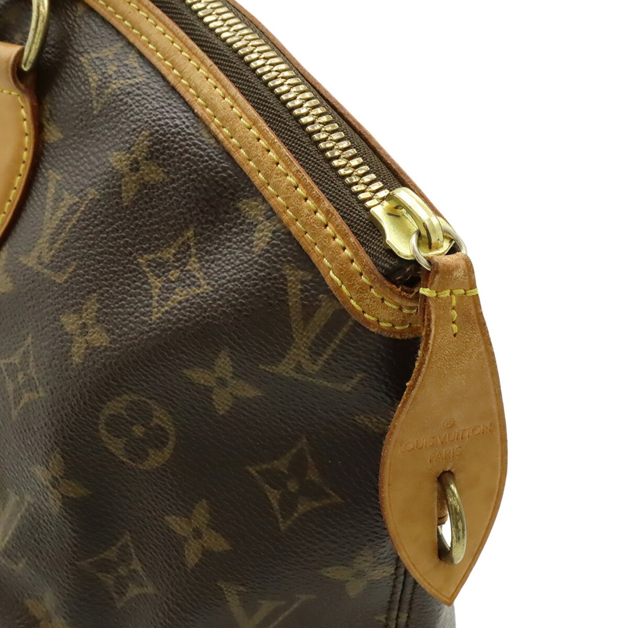 Louis Vuitton Brown Monogram White Monogram Handbag Shoulder Bag Tote Bag (Pre-Owned)