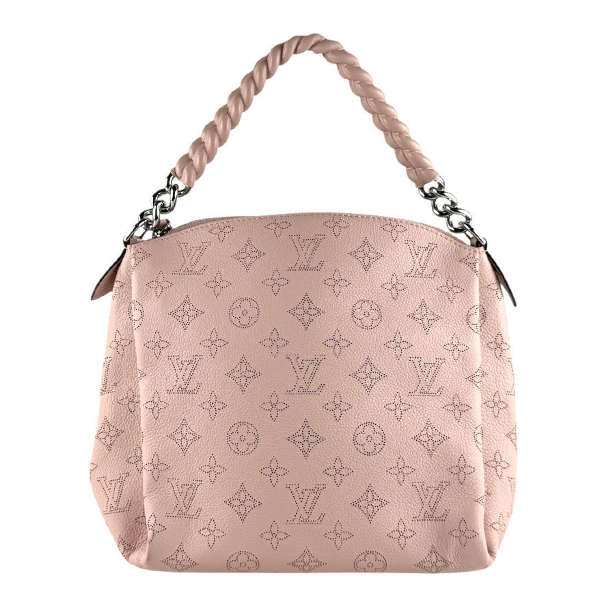 Louis Vuitton Magnolia Mahina Leather Handbag Shoulder Bag (Pre-Owned)