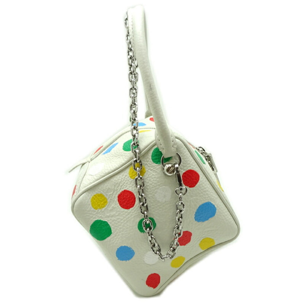 Louis Vuitton Multi-Color White Leather Shoulder Bag (Pre-Owned)