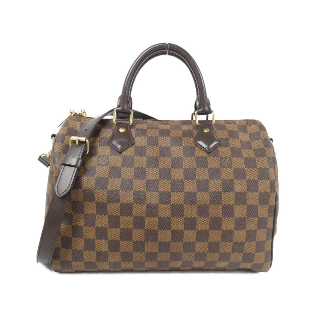 Louis Vuitton Ebene Coated Canvas Boston Bag (Pre-Owned)
