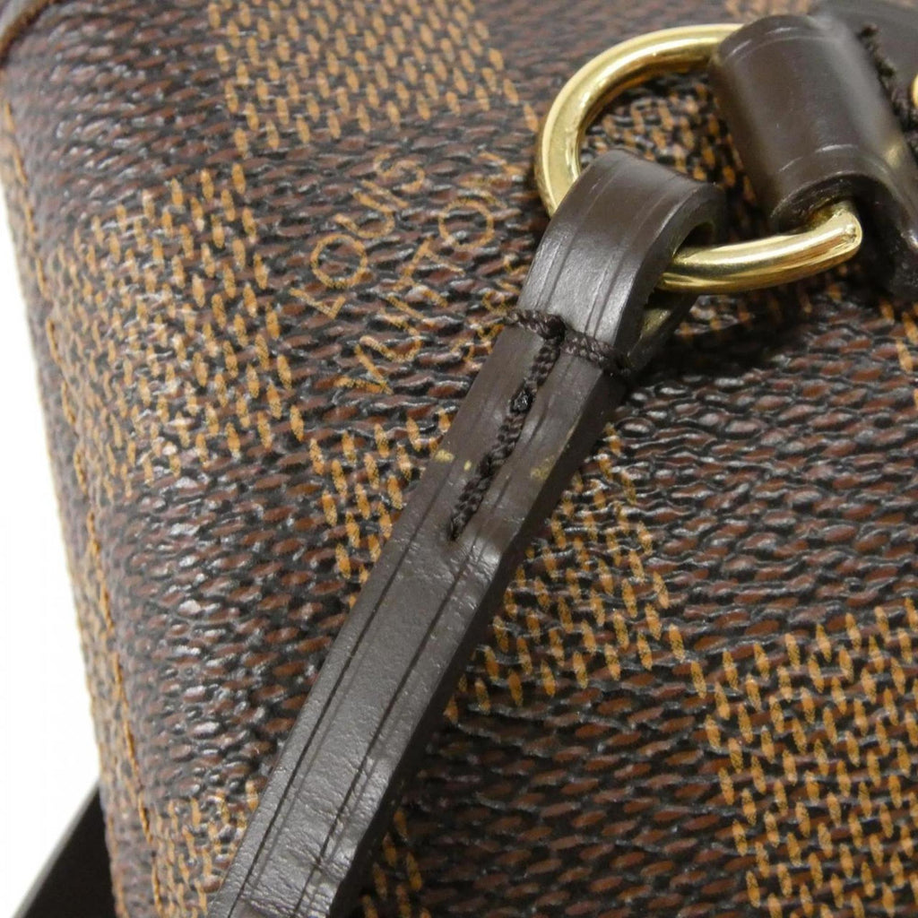 Louis Vuitton Ebene Coated Canvas Handbag Pouch (Pre-Owned)