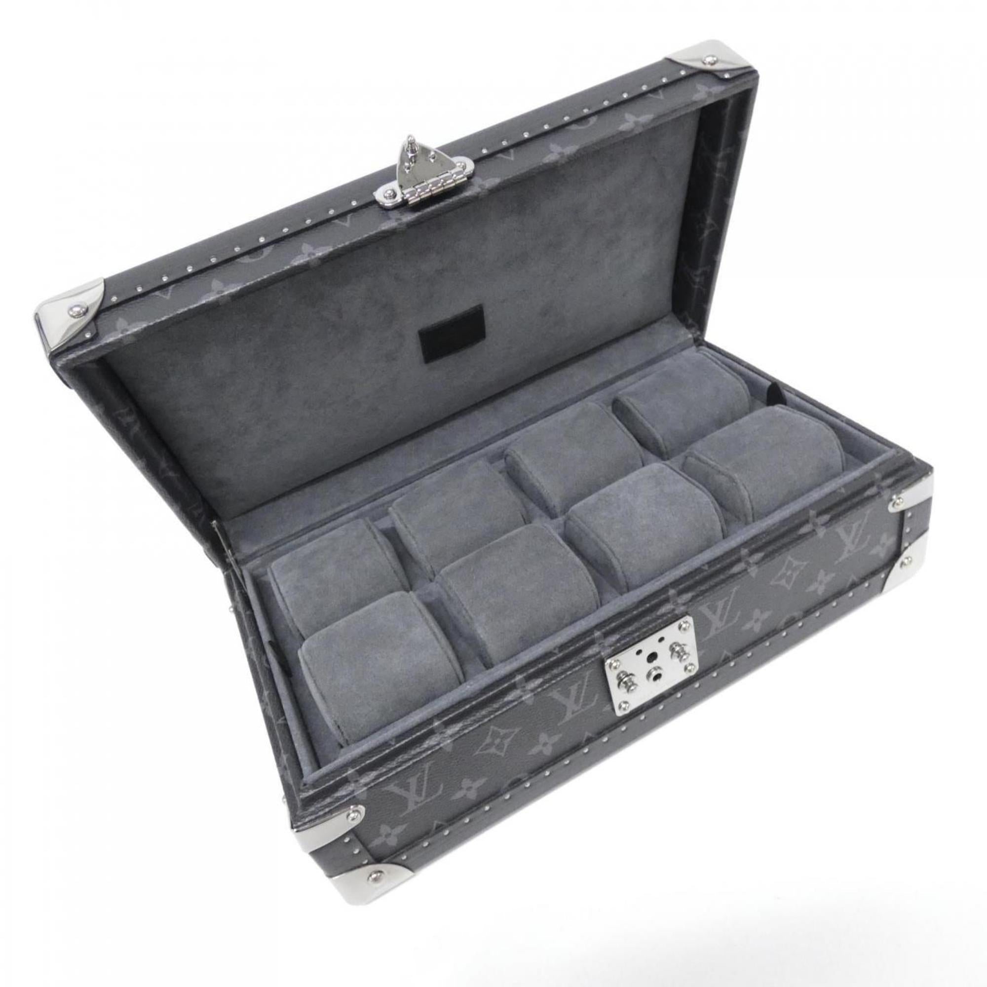 Louis Vuitton Black Coated Canvas Attaché Case (Pre-Owned)