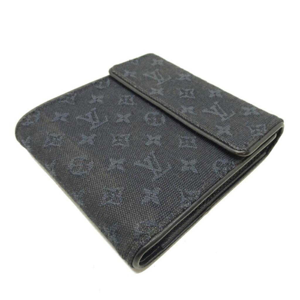 Louis Vuitton Monogram Mini Galle Monogram Navy Monogram Mini Wallet (Tri-Fold) (Pre-Owned)