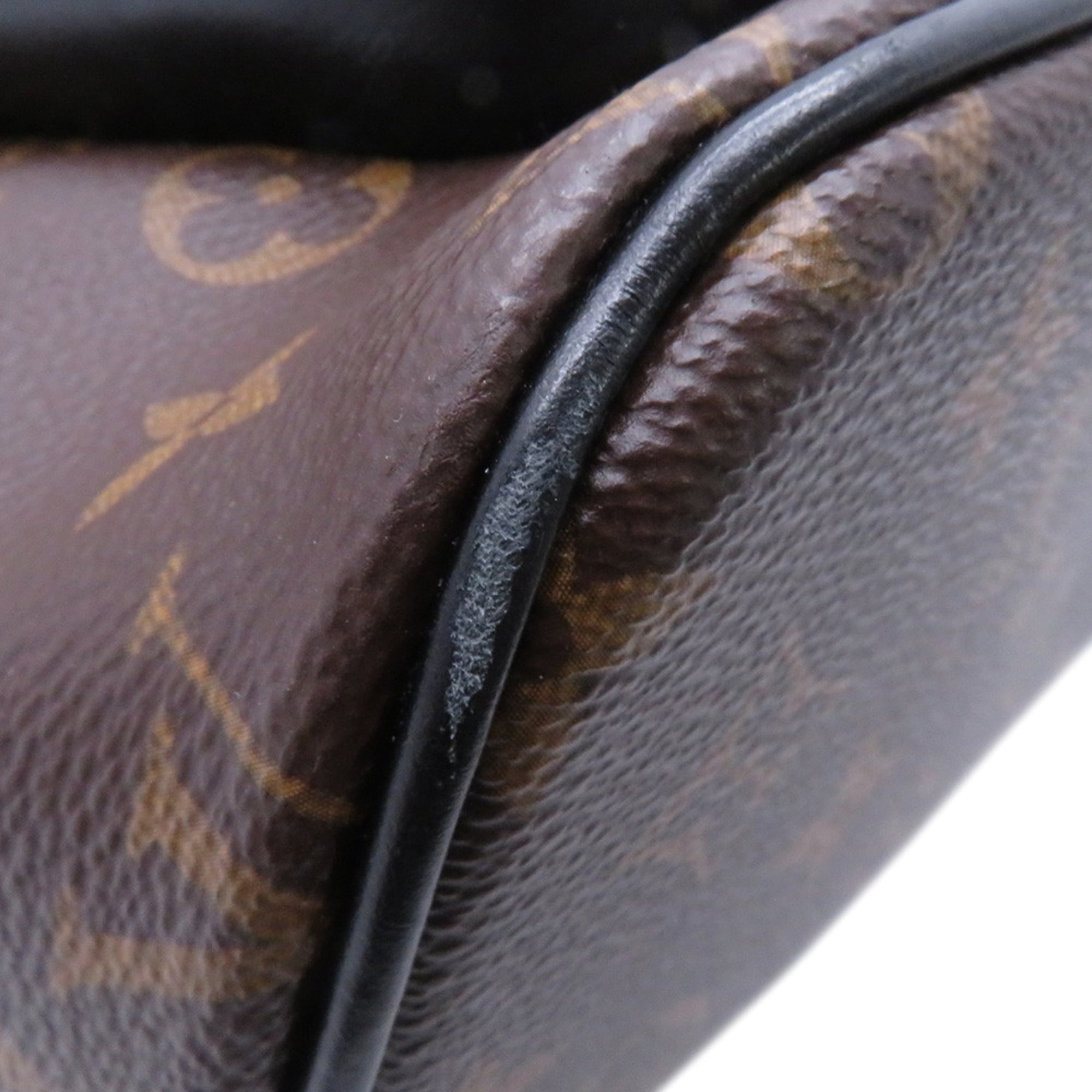 Louis Vuitton Monogram Macassar Black Brown Monogram Macassar Noir Backpack (Pre-Owned)