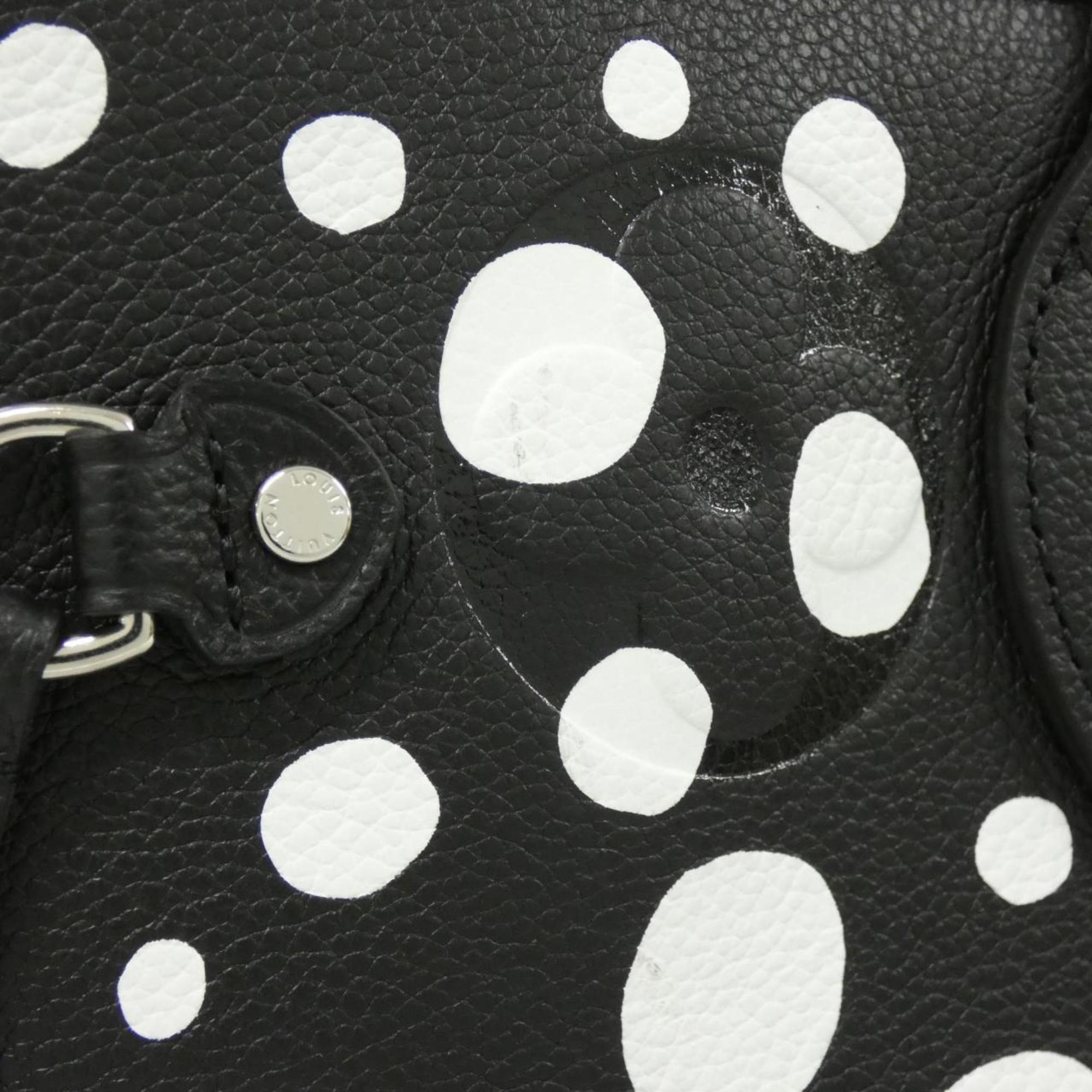 Louis Vuitton Black Leather Handbag (Pre-Owned)