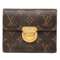 Louis Vuitton Brown Pvc Leather Wallet (Bi-Fold) (Pre-Owned)