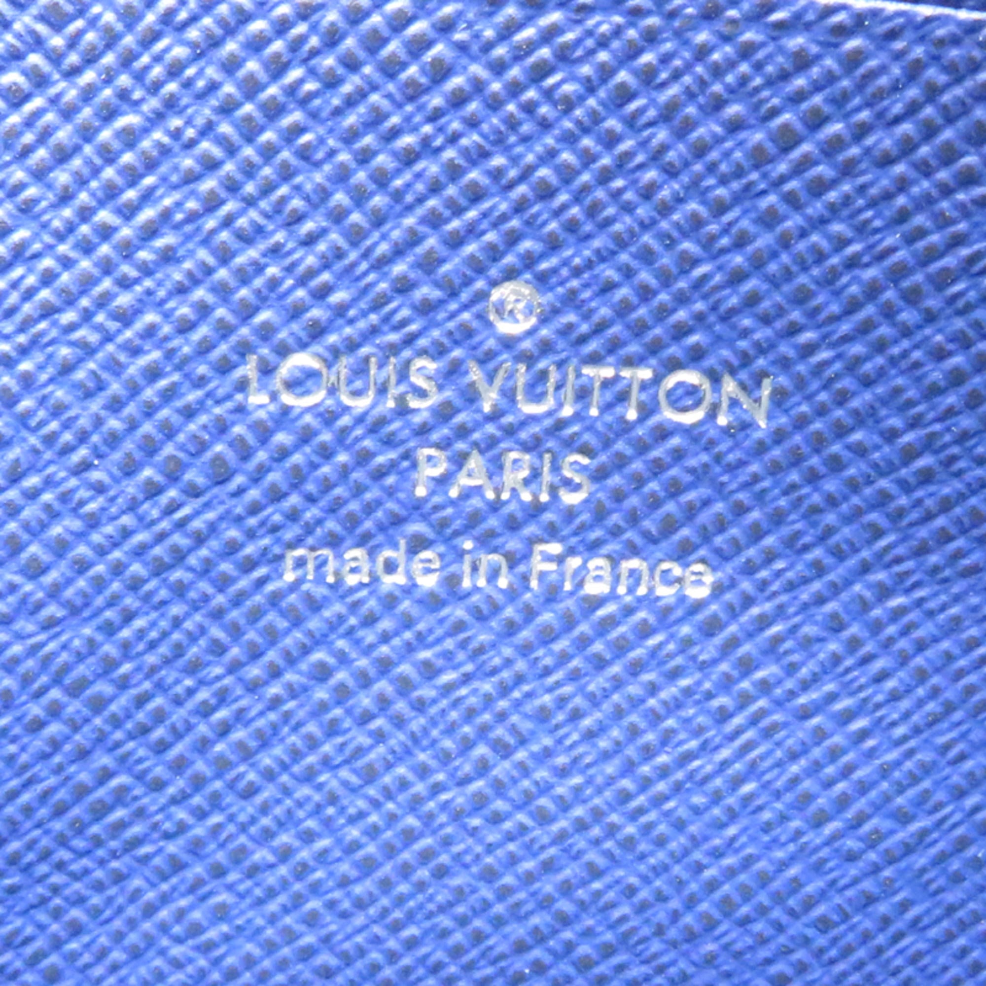 Louis Vuitton Blue Taigarama Pochette Pouch (Pre-Owned)