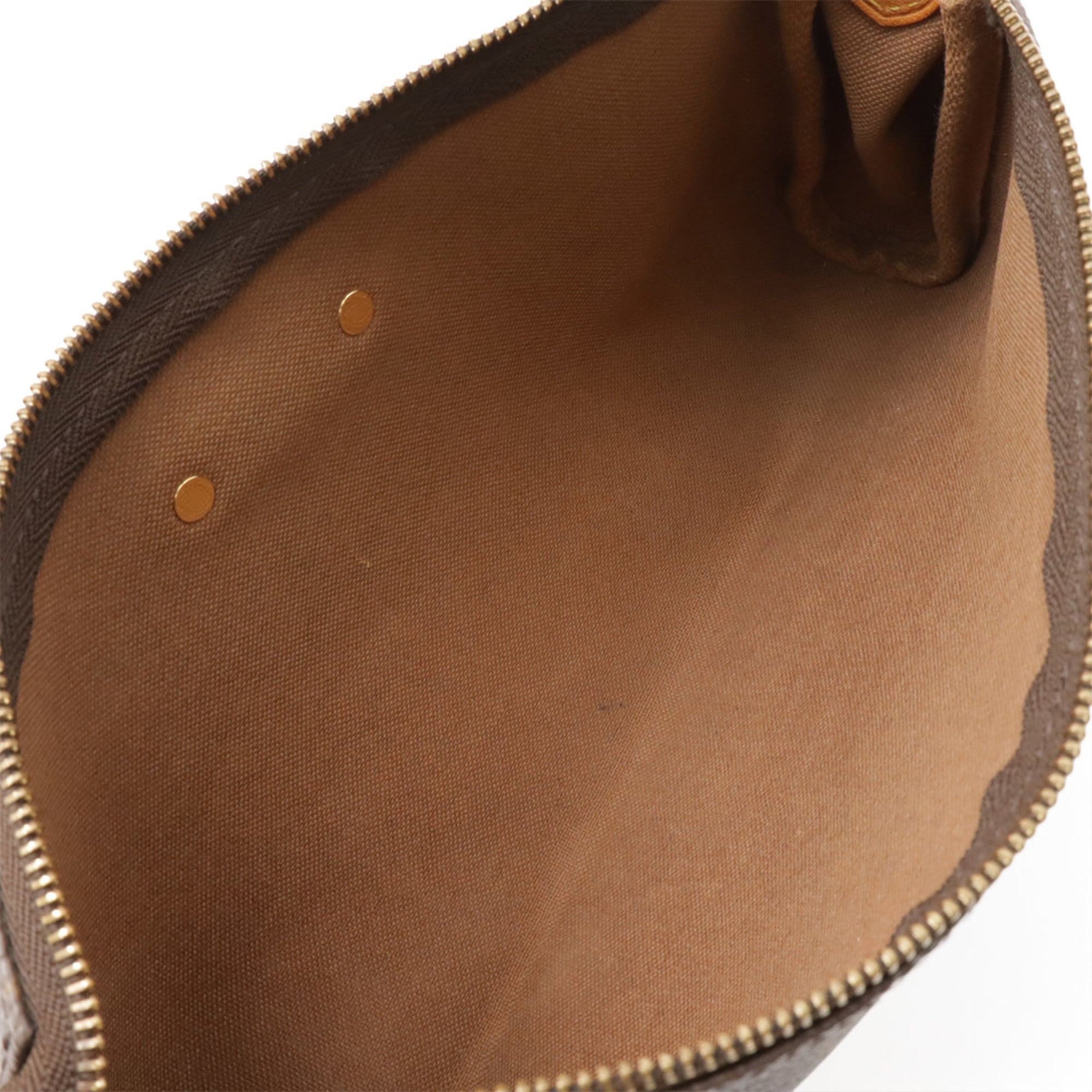 Louis Vuitton Brown Monogram Monogram Handbag Pouch Shoulder Bag (Pre-Owned)