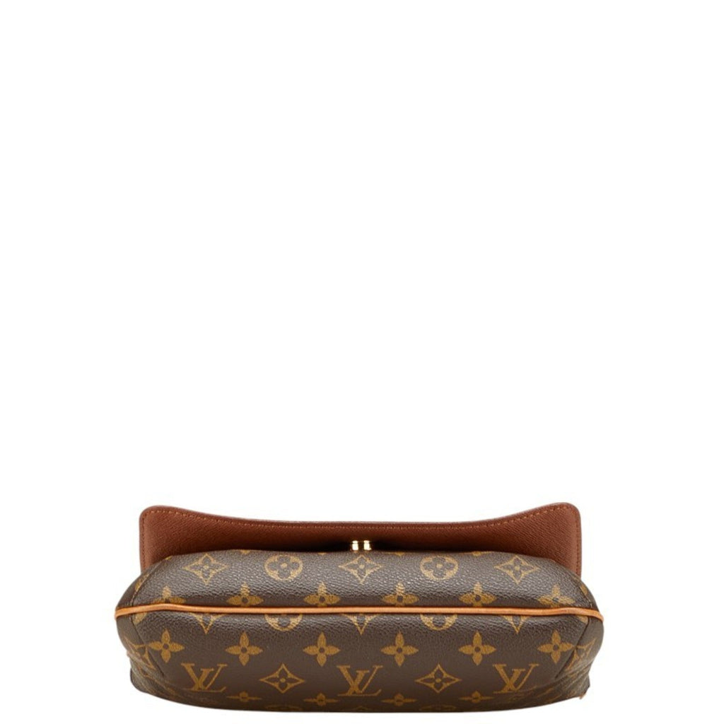 Louis Vuitton Monogram Brown Pvc Leather Handbag Shoulder Bag (Pre-Owned)