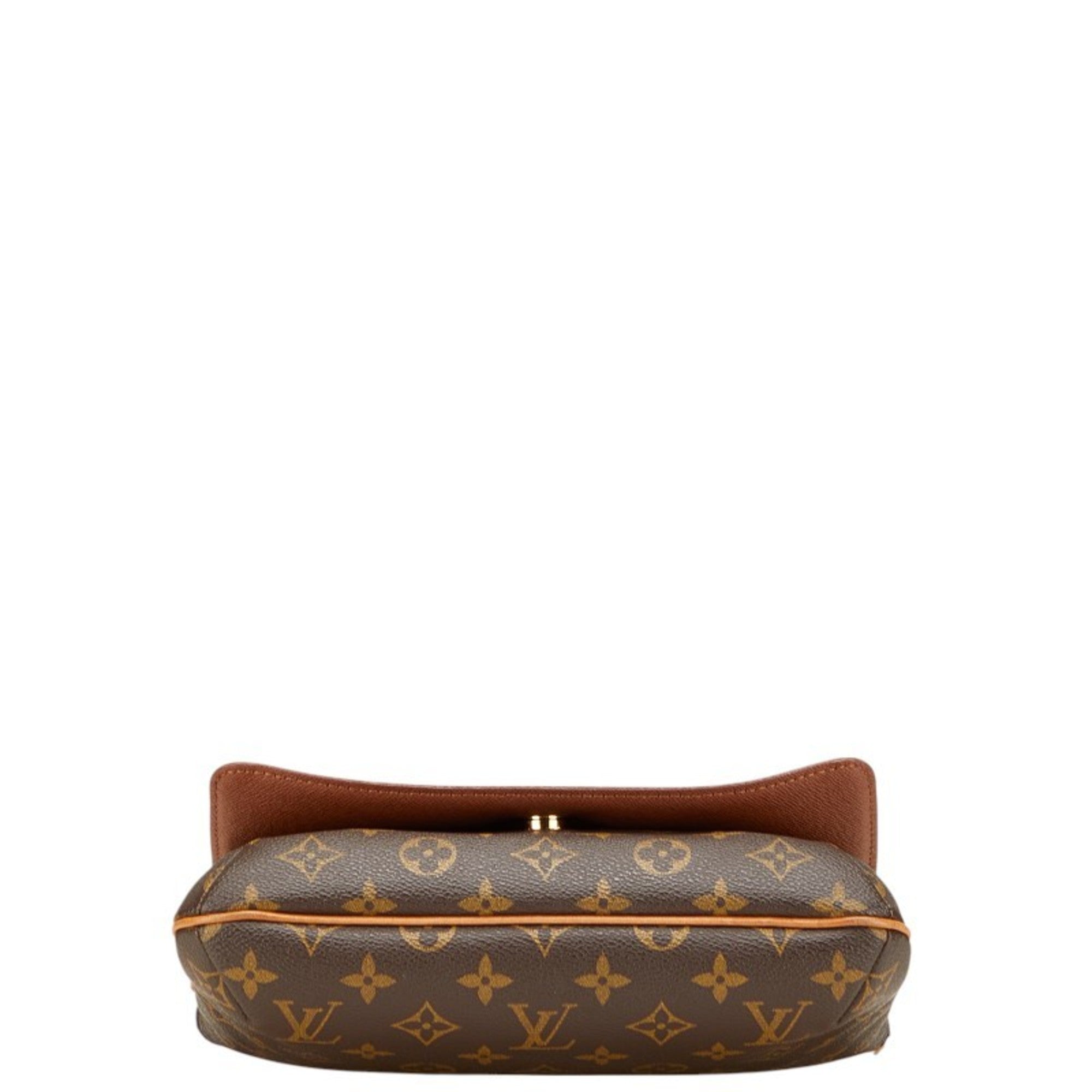 Louis Vuitton Monogram Brown Pvc Leather Handbag Shoulder Bag (Pre-Owned)