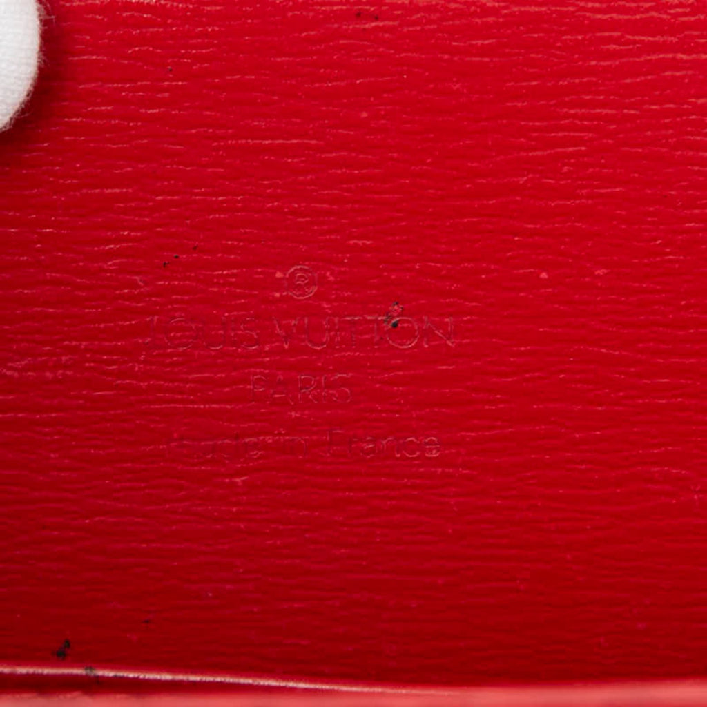 Louis Vuitton Castilian Red Leather Shoulder Bag (Pre-Owned)