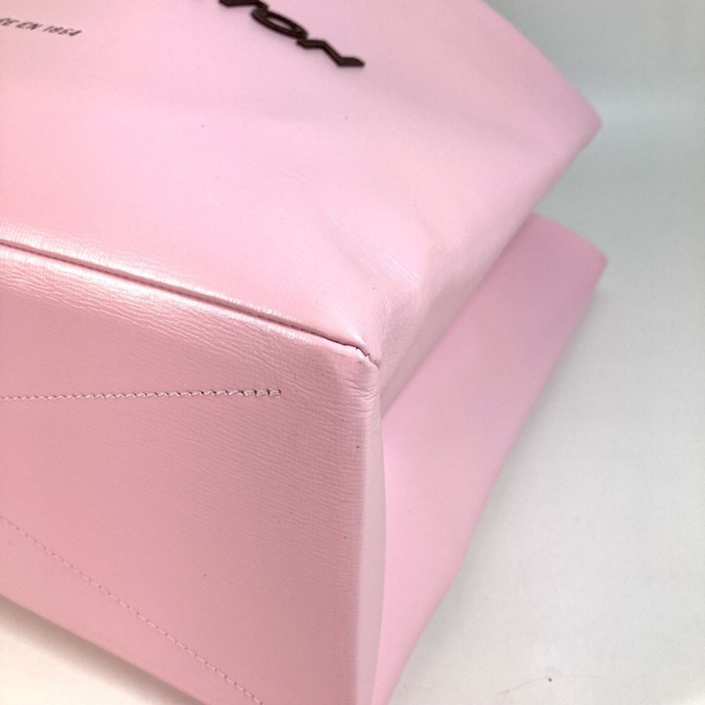 Louis Vuitton Pink Leather Shopping Bag Shoulder Bag Tote Bag (Pre-Owned)