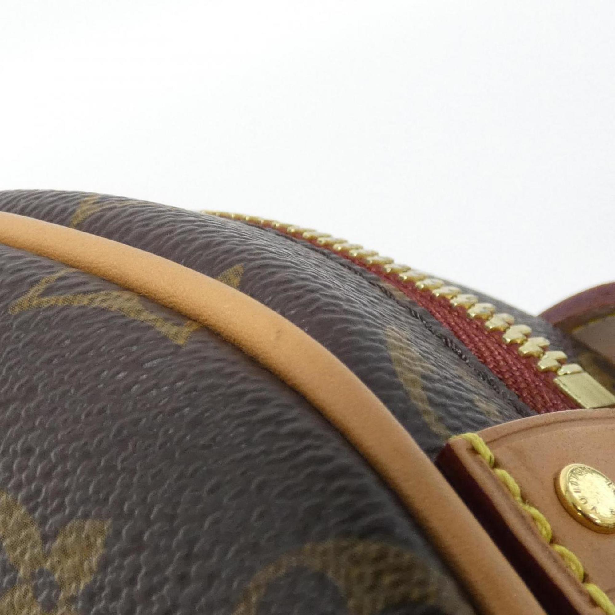 Louis Vuitton Marron Coated Canvas Shoulder Bag (Pre-Owned)
