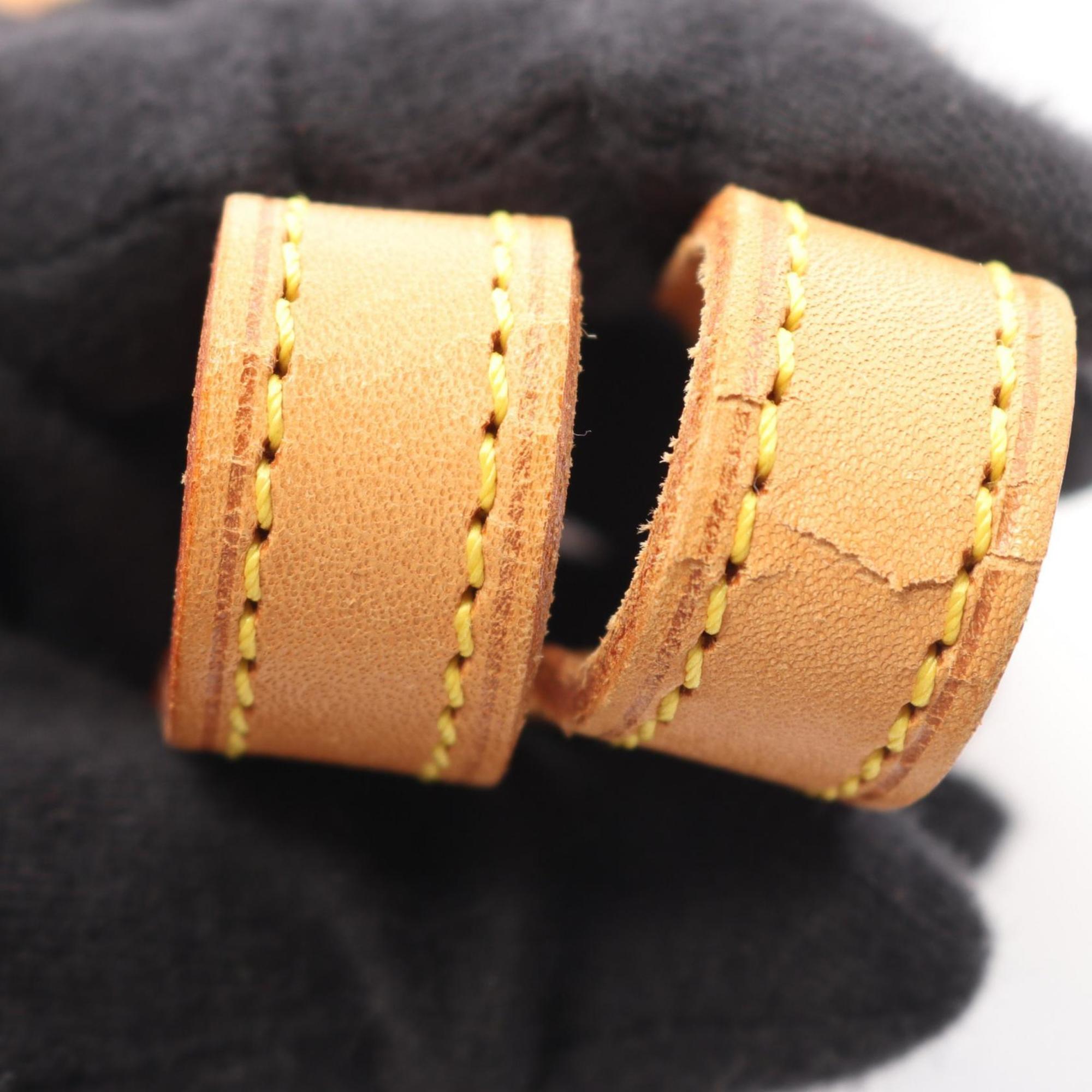 Louis Vuitton Brown Coated Canvas Leather Handbag (Pre-Owned)