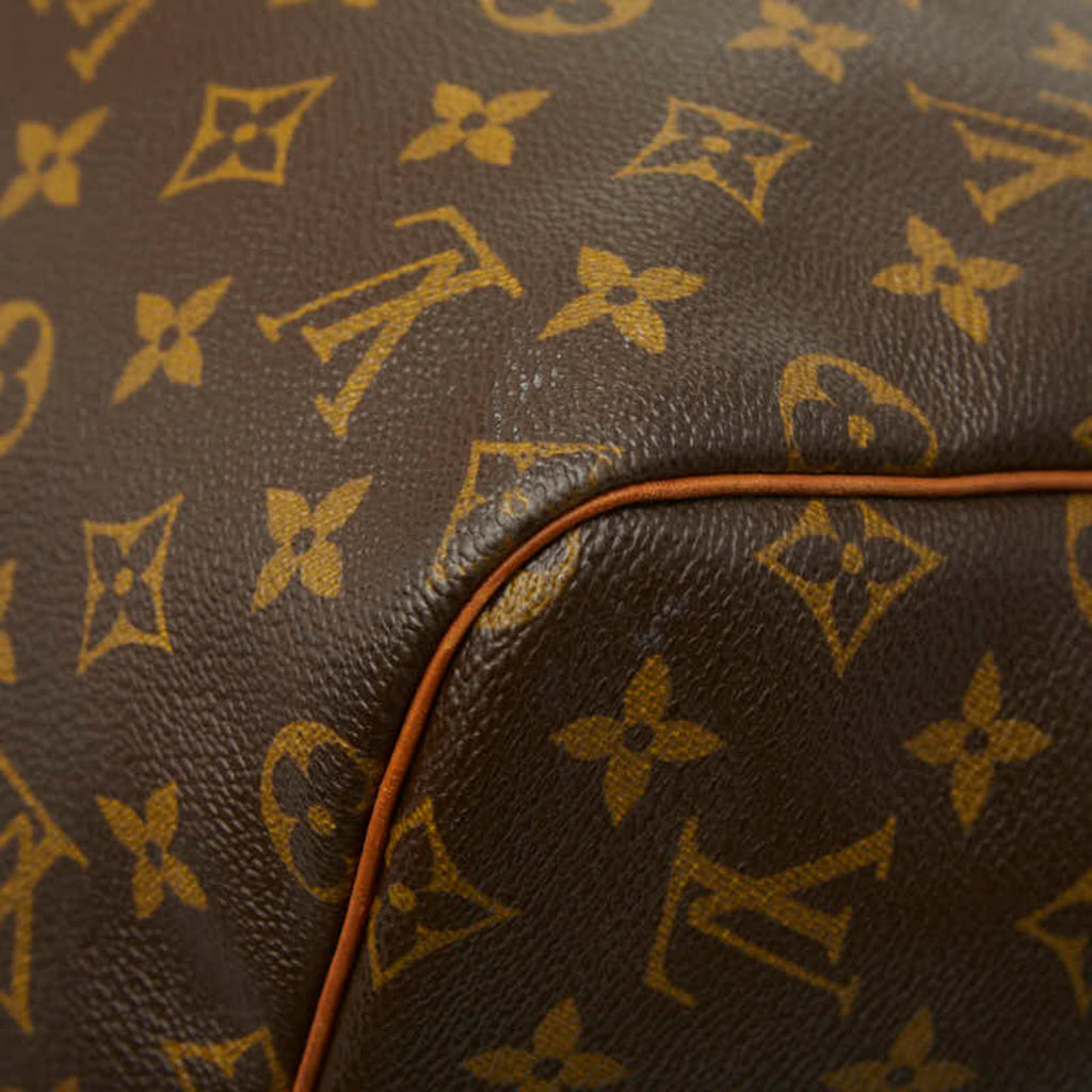 Louis Vuitton Monogram Brown Pvc Leather Boston Bag Shoulder Bag (Pre-Owned)