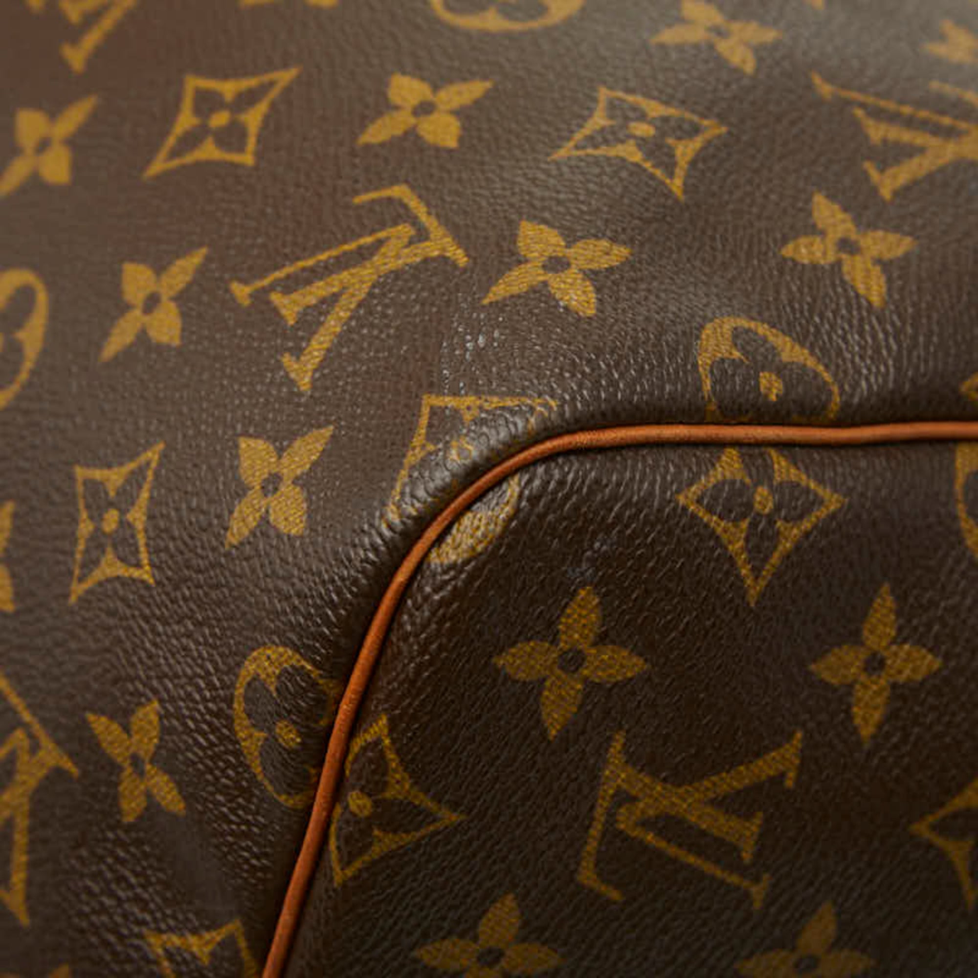 Louis Vuitton Monogram Brown Pvc Leather Boston Bag Shoulder Bag (Pre-Owned)