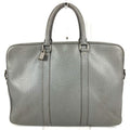Louis Vuitton Galle Glacier Gray Taiga Leather Handbag Tote Bag (Pre-Owned)