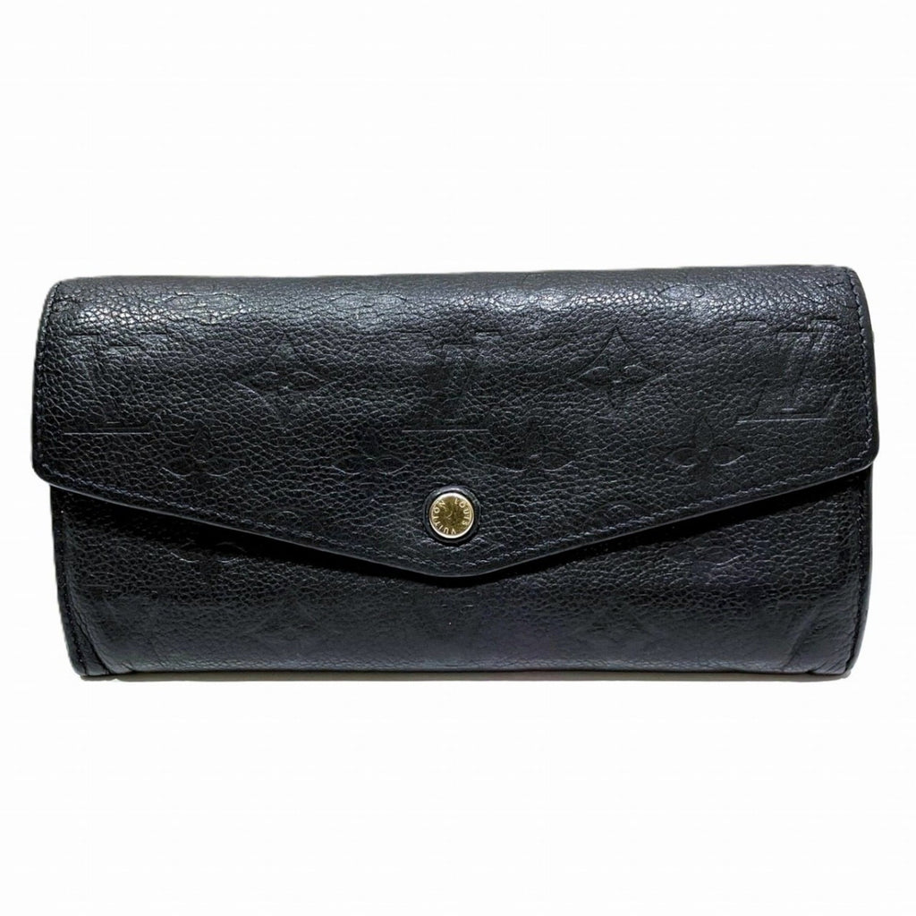 Louis Vuitton Monogram Empreinte Black Monogram Empreinte Long Wallet (Bi-Fold) (Pre-Owned)