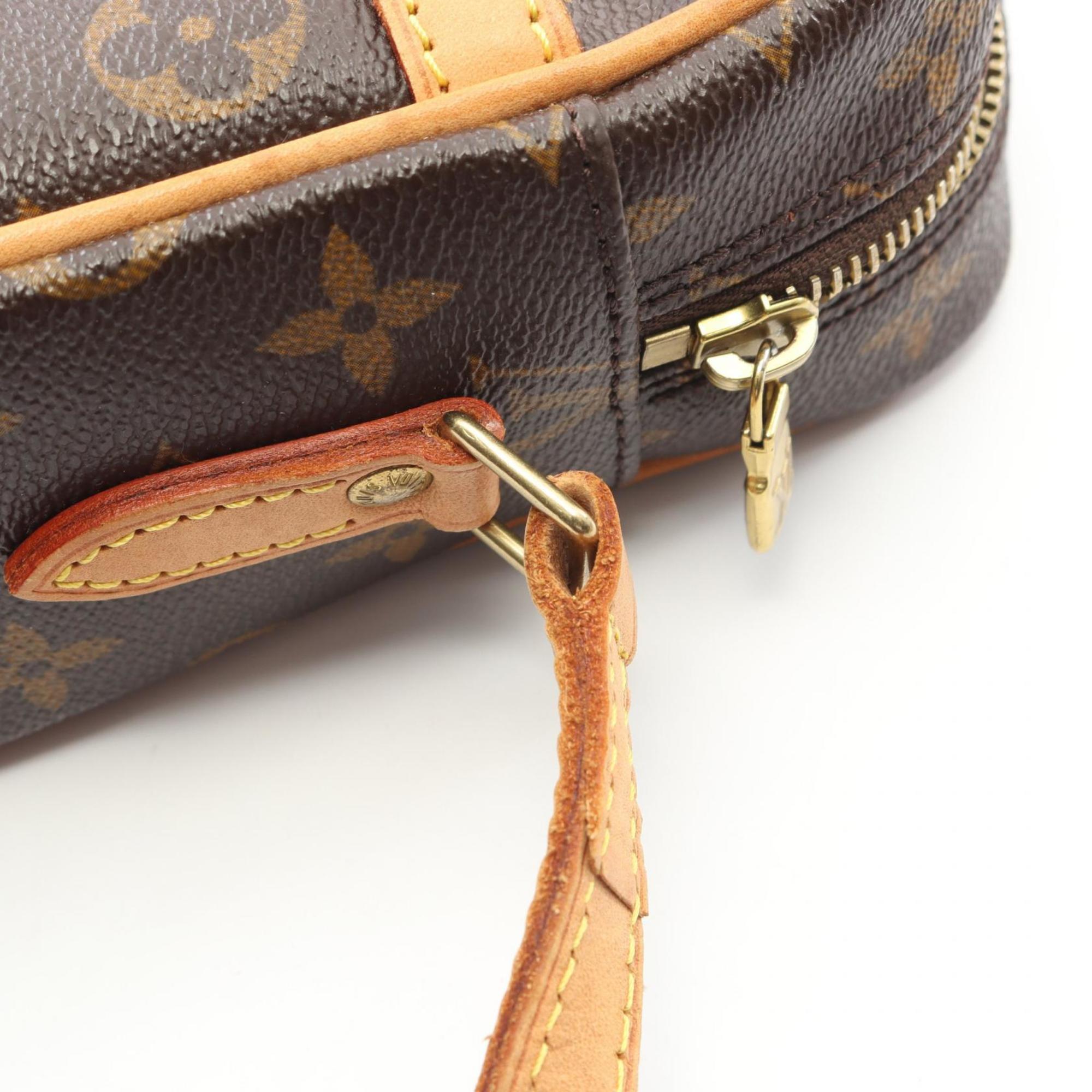 Louis Vuitton Brown Coated Canvas Pvc Leather Monogram Shoulder Bag (Pre-Owned)