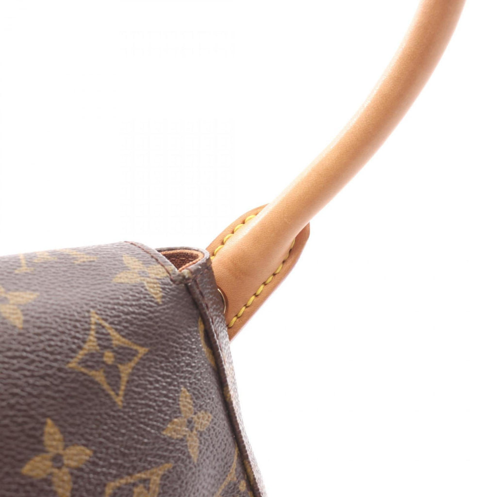 Louis Vuitton Brown Coated Canvas Pvc Monogram Leather Handbag (Pre-Owned)
